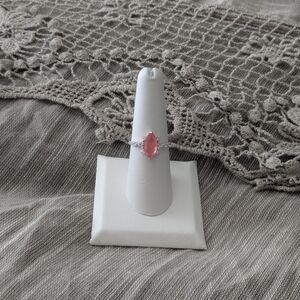 Elegant Pink Marquise Ring